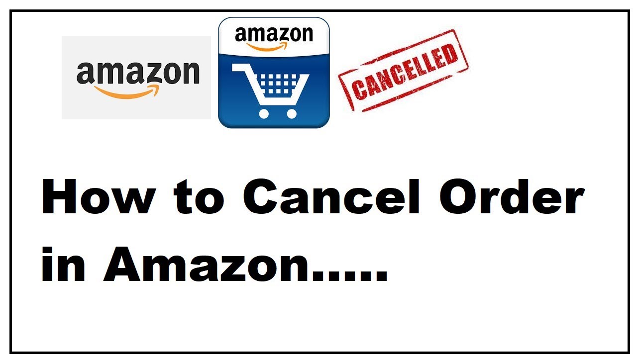 How to cancel an Amazon order - Web Splashers