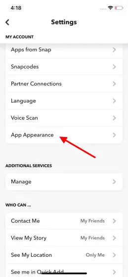 snapchat-app-appearance-settings-ios