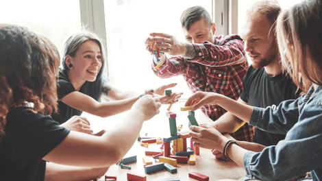 Group activities for team-building and socializing