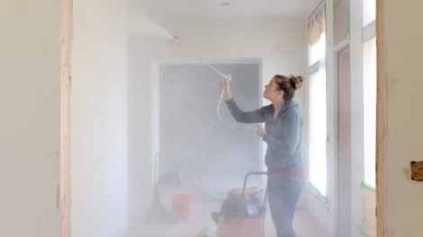 how long does drywall dust stay in your lungs