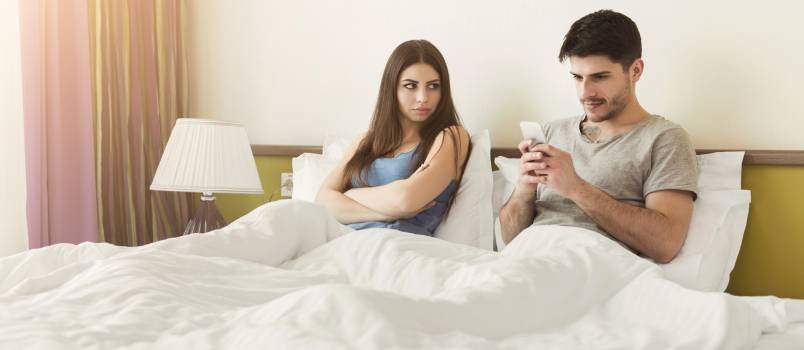 He Gets a Little Weird When You Mention Other Guys