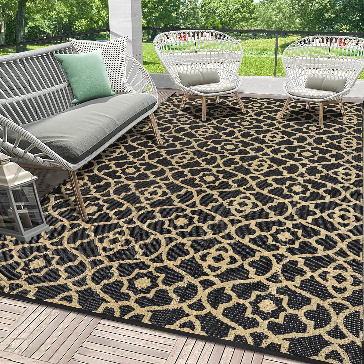 Outdoor rugs to soften hard floors