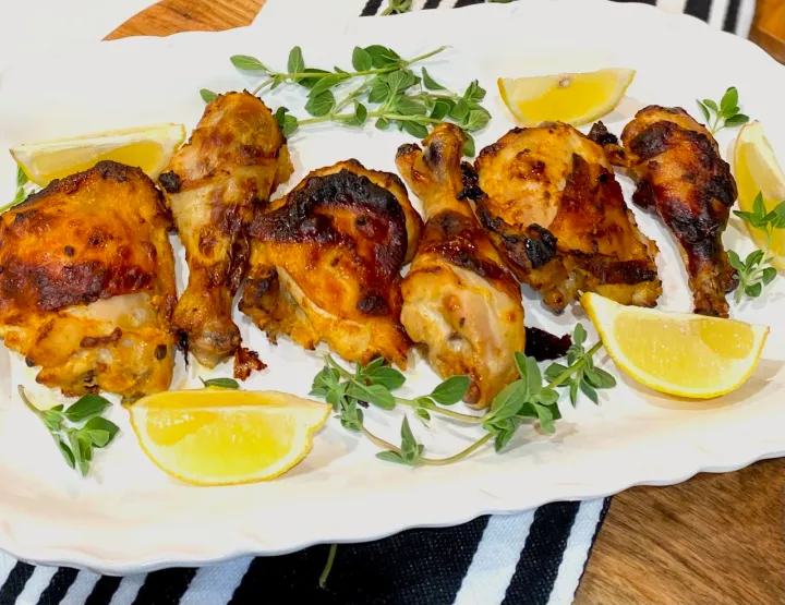 Greek Yogurt Marinated Chicken Thighs