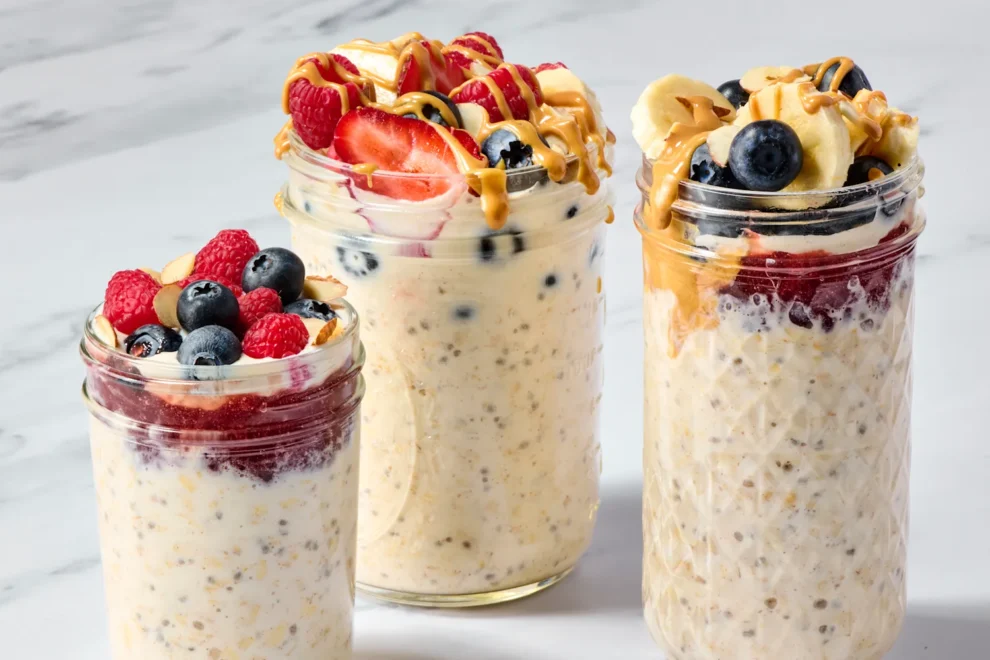 How to Make Overnight Oats with Rolled Oats (Easy Healthy Breakfast Recipe)