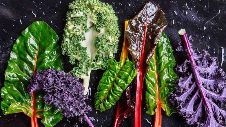 Leafy Green Vegetables (Spinach, Kale, Swiss Chard)