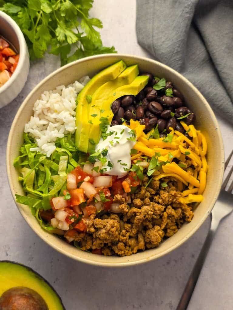 Turkey Taco Bowls