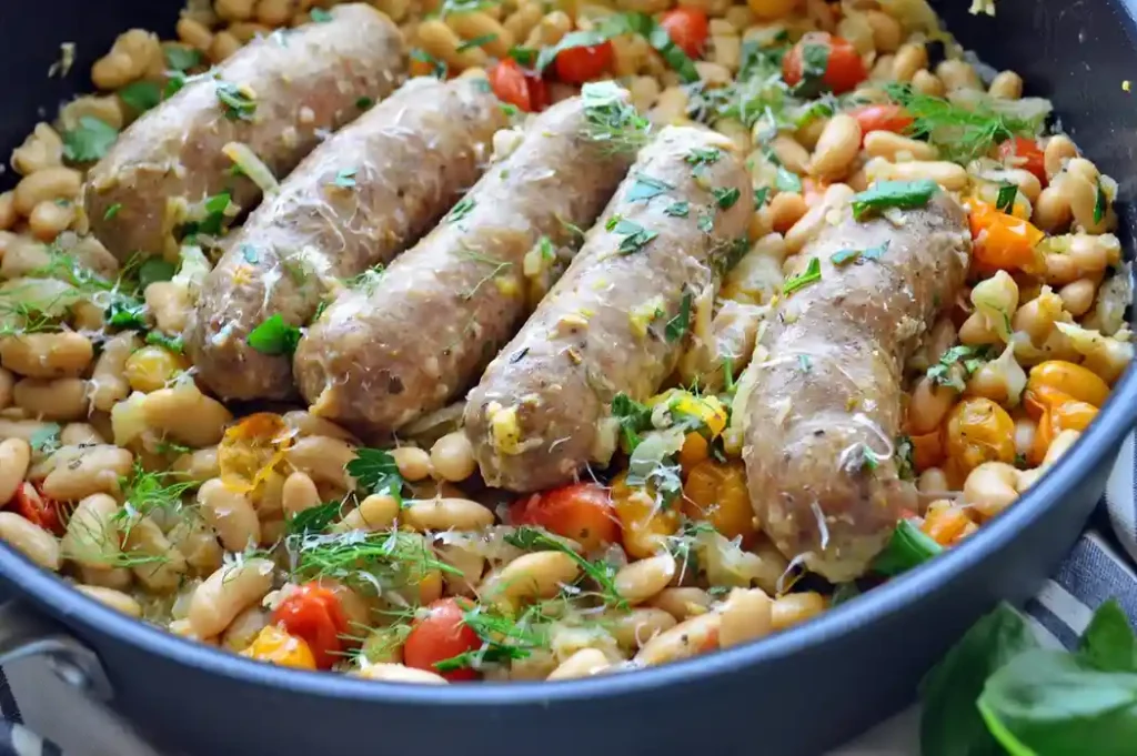 White Bean and Sausage Skillet