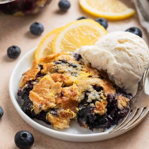 Blueberry Lemon Dump Cake