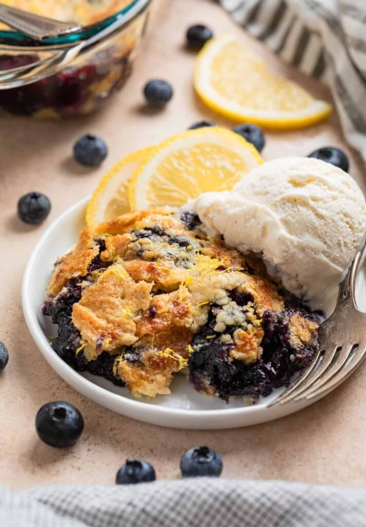 Blueberry Lemon Dump Cake