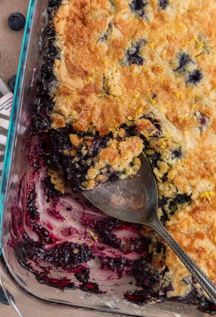 Why You Will Love This Blueberry Lemon Dump Cake
