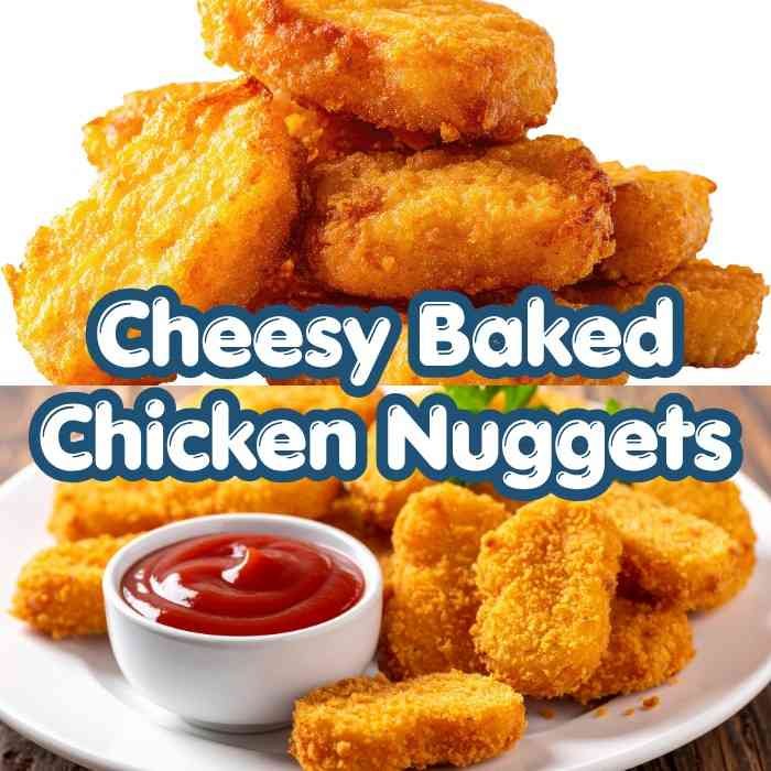 Cheesy Baked Chicken Nuggets
