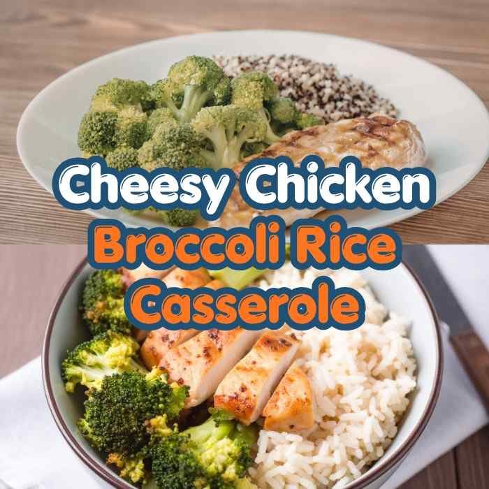 Cheesy Chicken Broccoli Rice Casserole