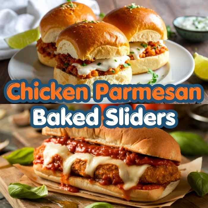 Chicken Parmesan Baked Sliders