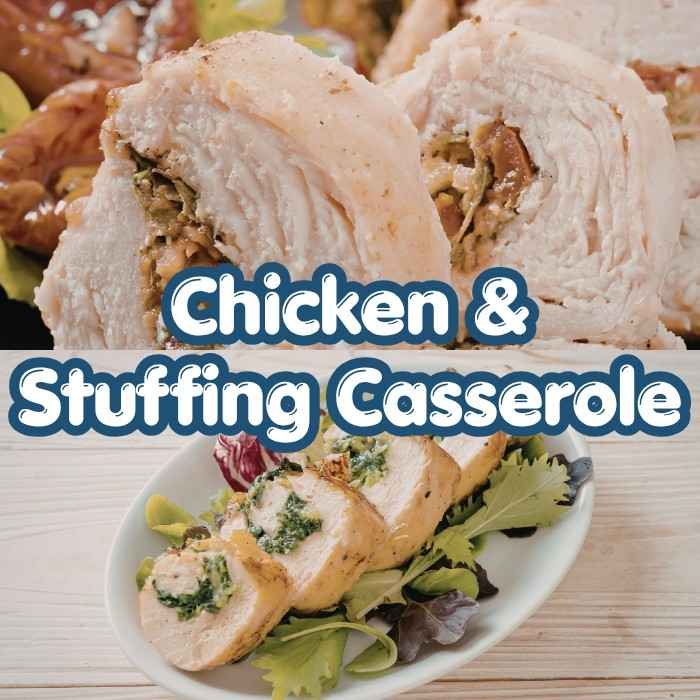 Chicken & Stuffing Casserole