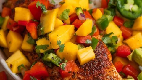 Chicken with Mango Salsa