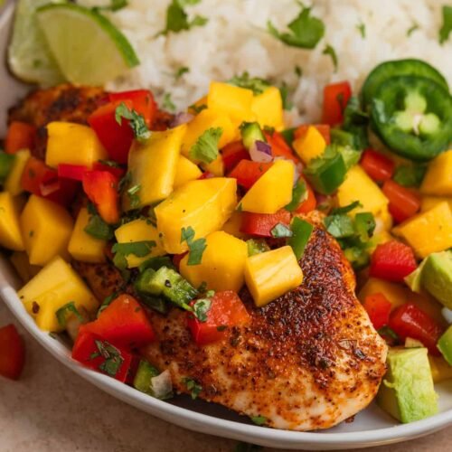 Chicken with Mango Salsa