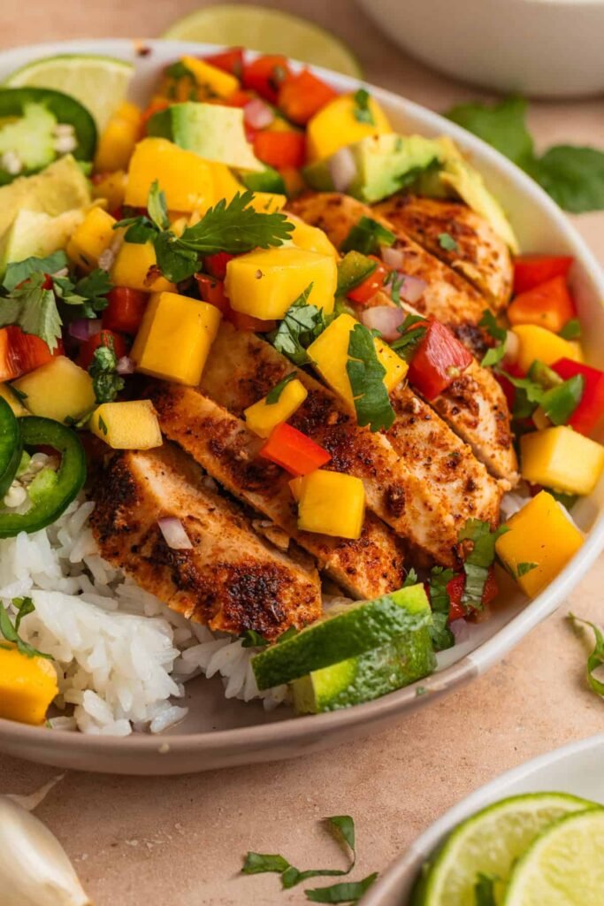 Chicken with Mango Salsa
