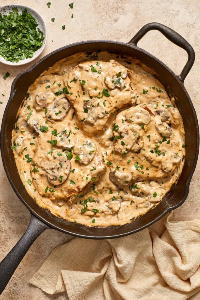 Cream of Mushroom Pork Chops