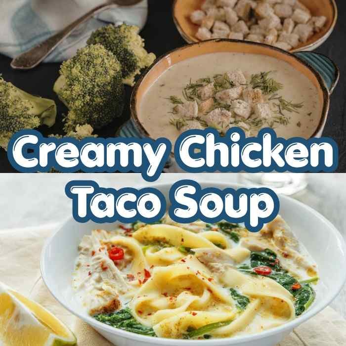 Creamy Chicken Taco Soup