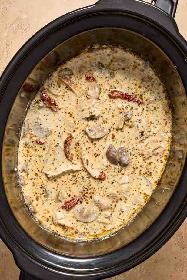 Crock-Pot Creamy Chicken Pasta