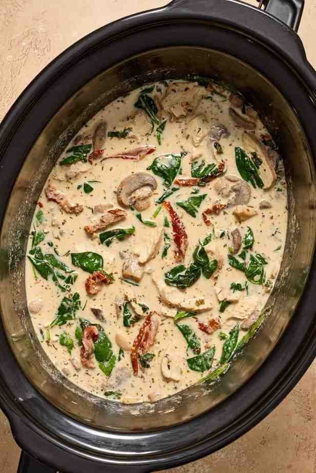 Crock-Pot Creamy Chicken Pasta