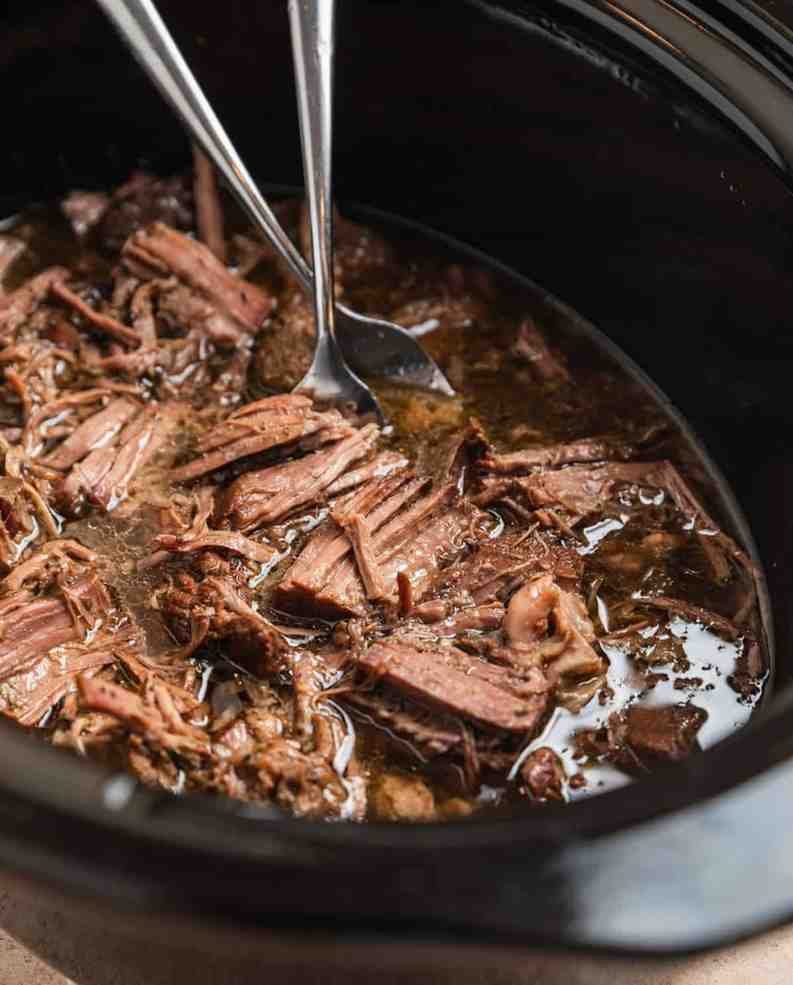 Crock Pot Shredded Beef - Slow Cooker Recipes