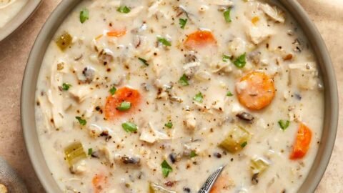 Crockpot Chicken Wild Rice Soup