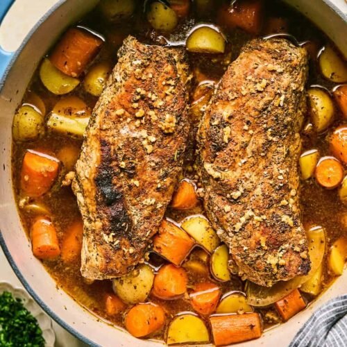 Dutch Oven Pork Tenderloin