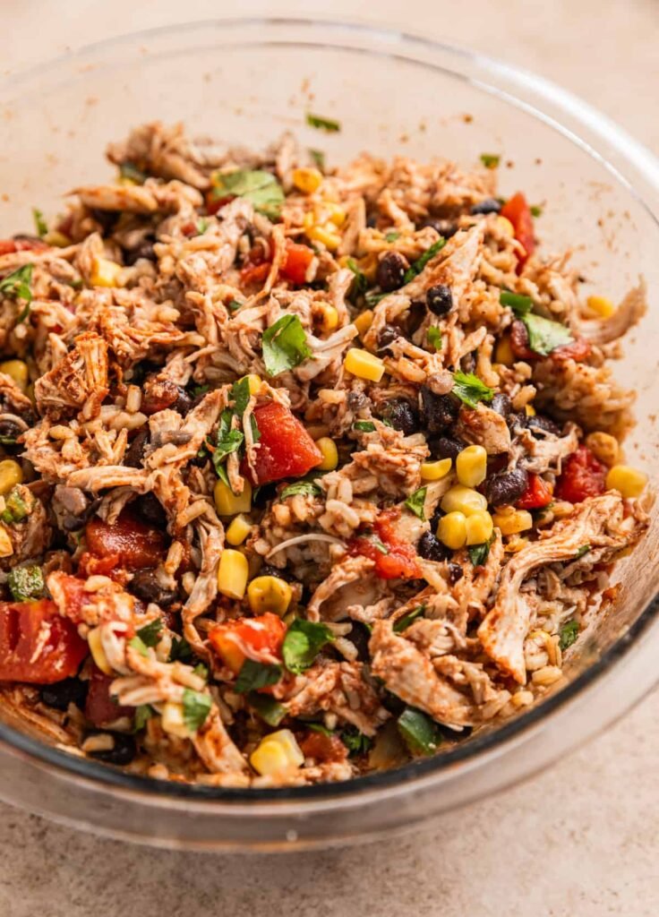 Easy Chicken Stuffed Poblano Peppers