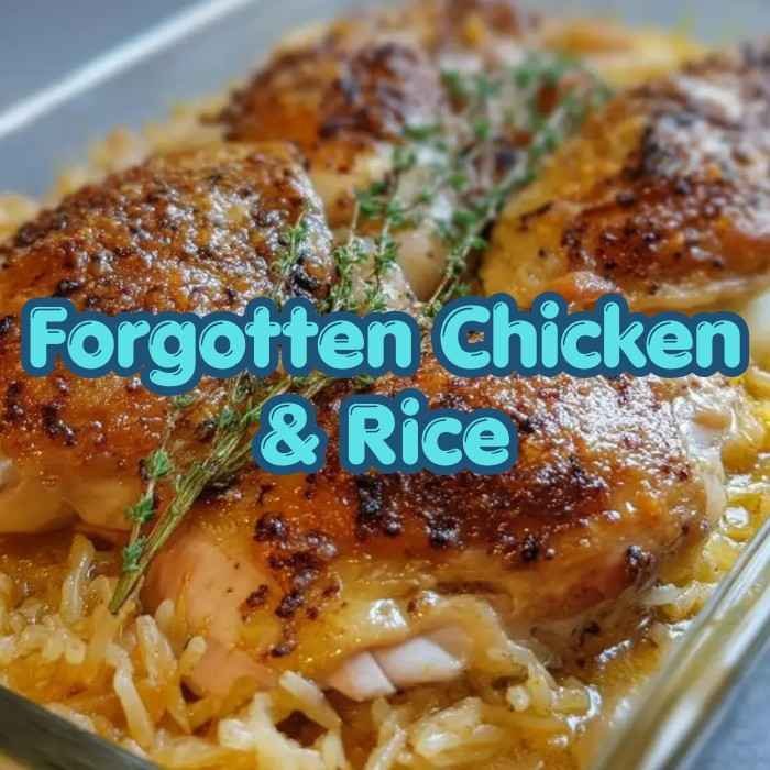Forgotten Chicken & Rice