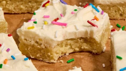 Frosted Sugar Cookie Bars
