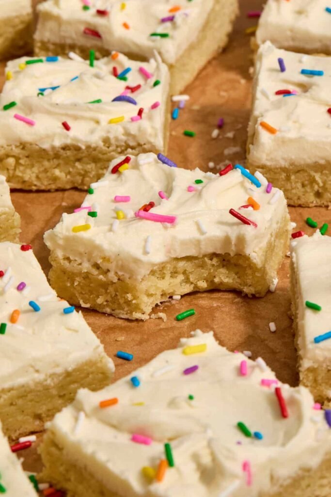 Frosted Sugar Cookie Bars