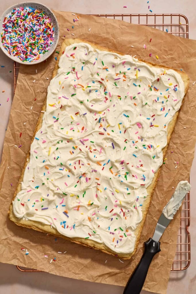 Frosted Sugar Cookie Bars