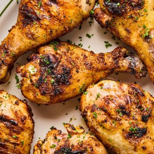 The BEST Grilled Chicken Drumsticks