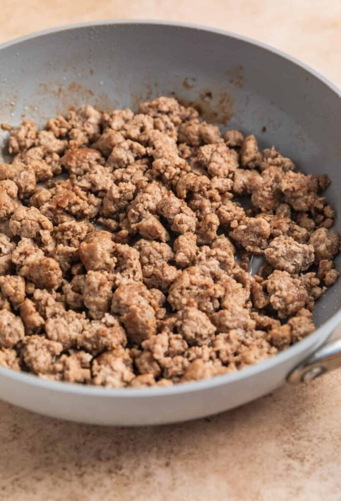 Ground Pork Tacos with Pineapple Salsa
