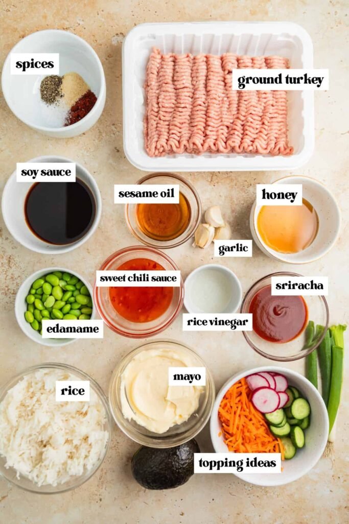 Ground Turkey Rice Bowls
