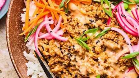 Ground Turkey Rice Bowls