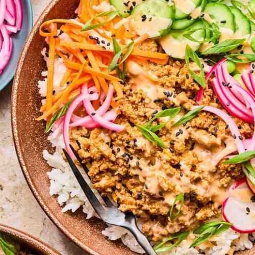 Ground Turkey Rice Bowls