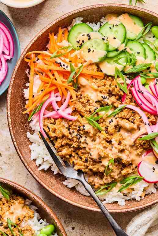 Ground Turkey Rice Bowls