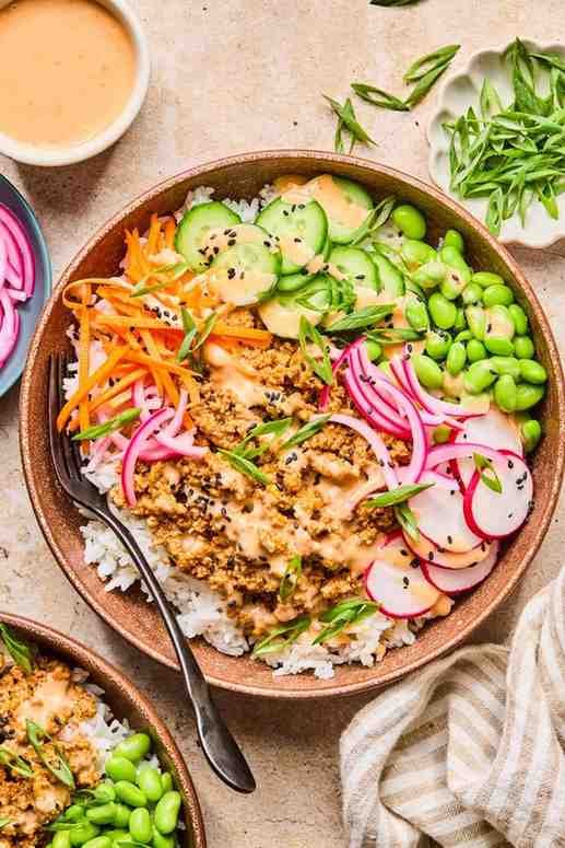 Ground Turkey Rice Bowls