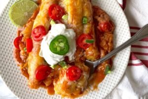 Lazy Enchiladas (Made With Frozen Taquitos)