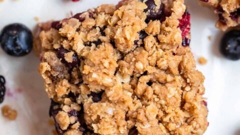 Mixed Berry Crumble Bars