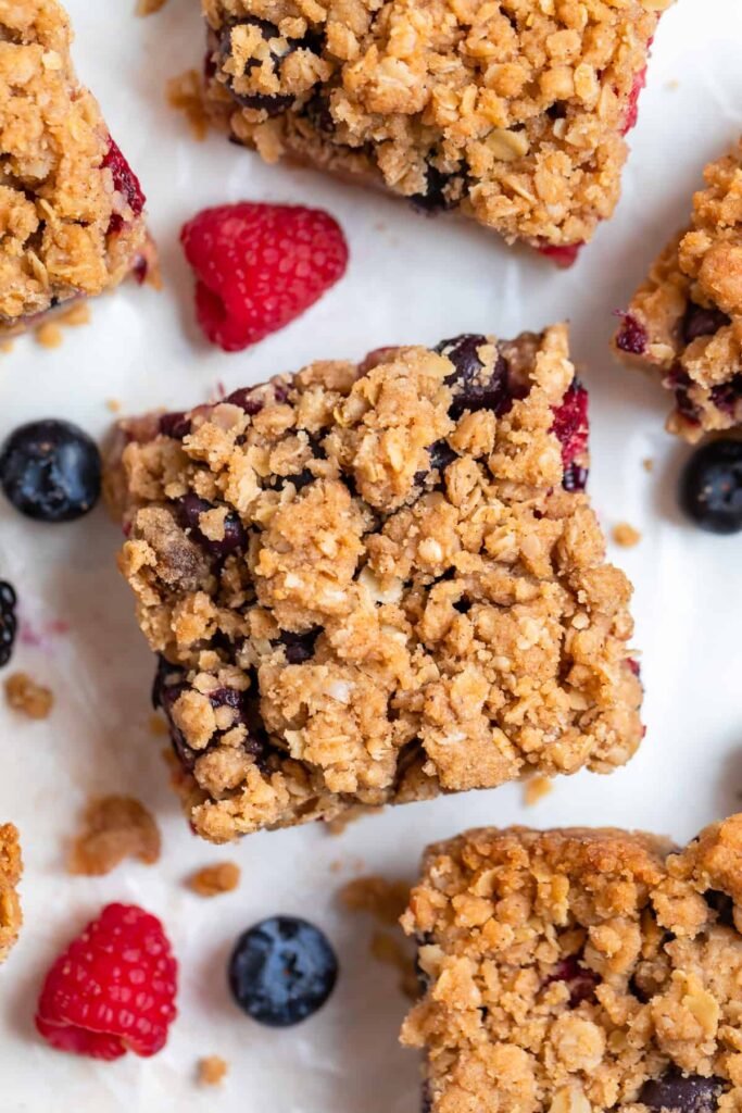 Mixed Berry Crumble Bars