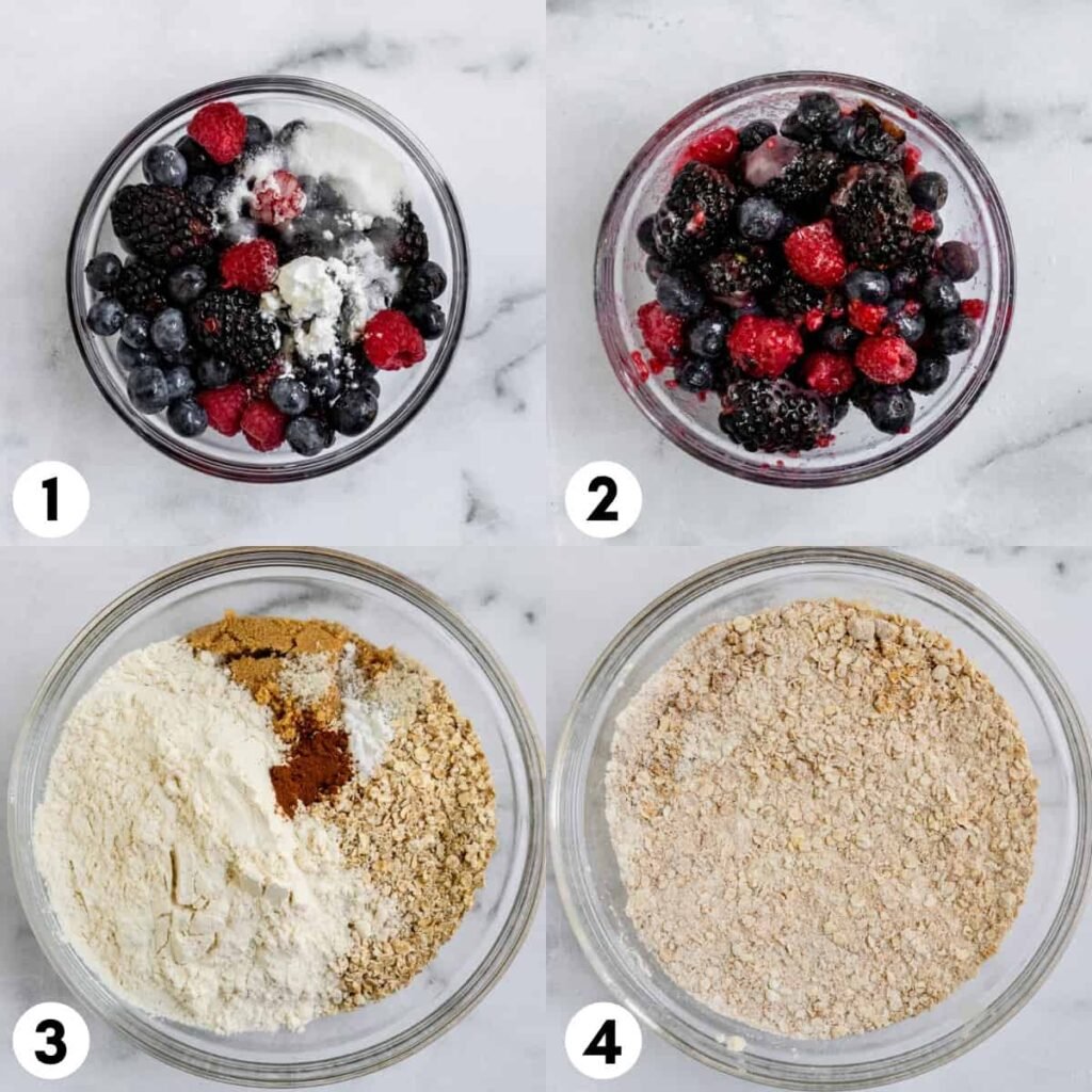 Mixed Berry Crumble Bars