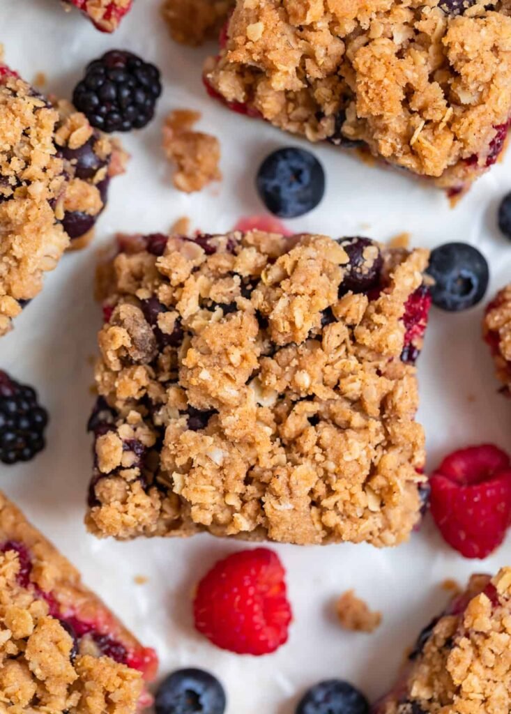 Mixed Berry Crumble Bars