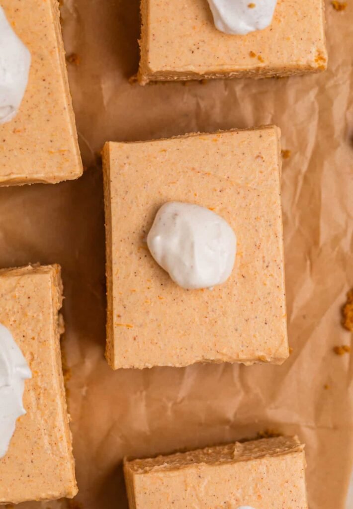 No-Bake Pumpkin Cheesecake Bars