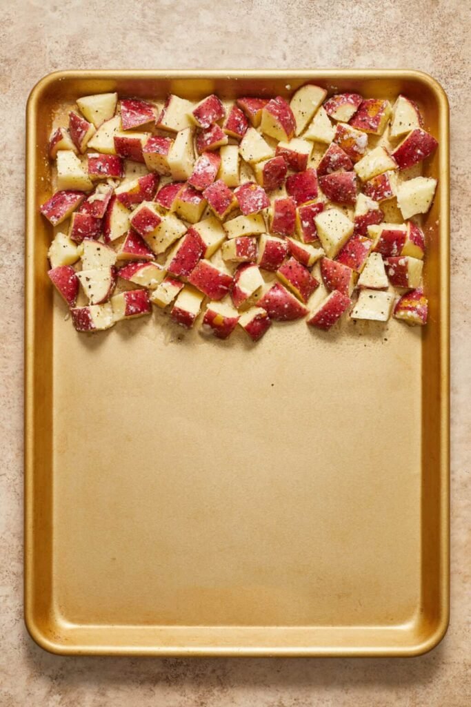 Parmesan Crusted Chicken Sheet Pan Dinner 1