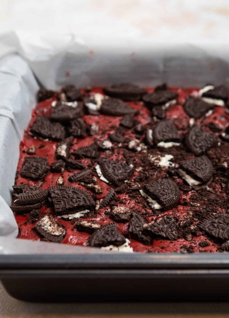 Red Velvet Oreo Fudge
