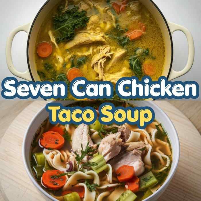 Seven Can Chicken Taco Soup
