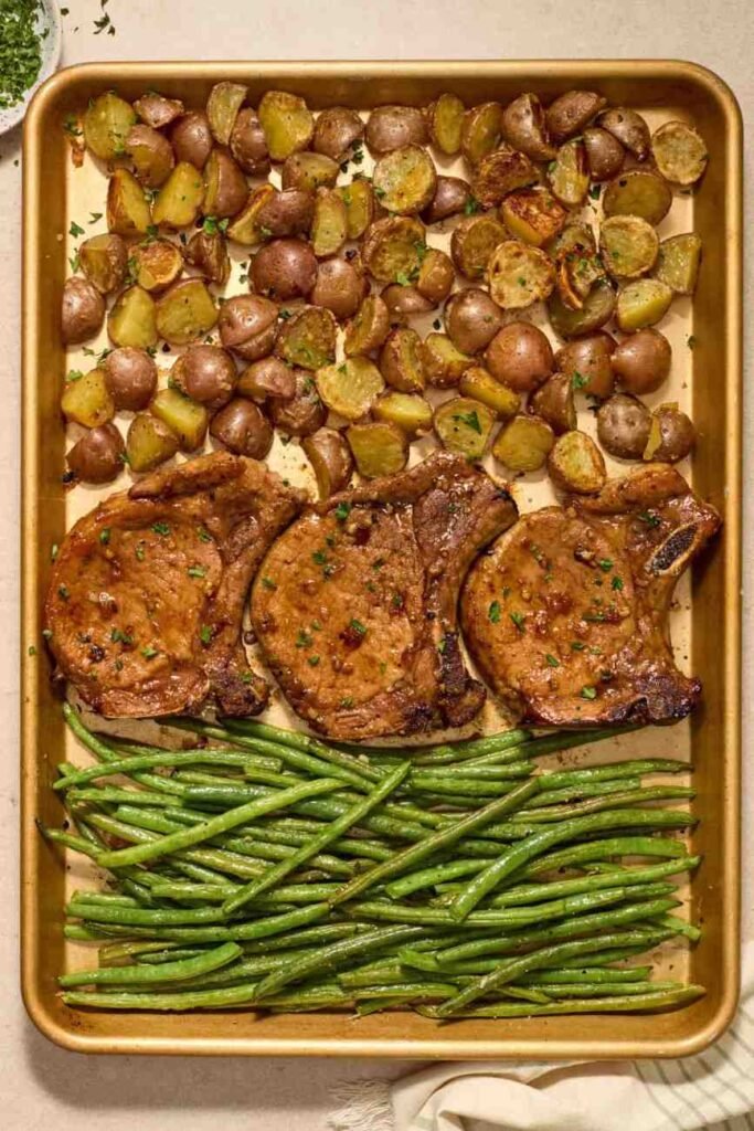 Sheet Pan Pork Chops